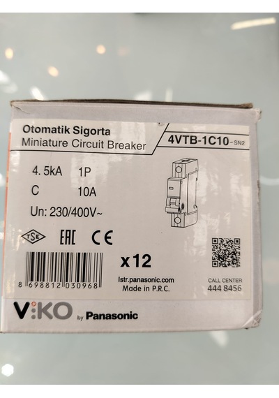 Viko 1x10 C Tip 4.5ka Sigorta