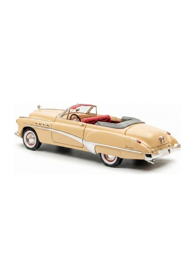 Motormax 1:18 1949 Buick Roadmaster Diecast Model Araba - Bej - Metal Koleksiyon Araç Lisanslı