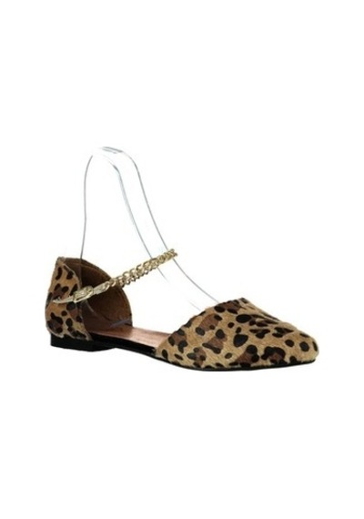 Fox Shoes Leopar Kadın Babet B726024402 Leopar