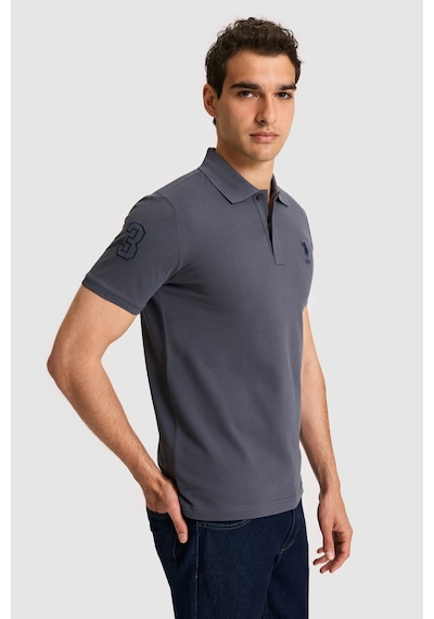U.s. Polo Assn. Erkek Antrasit Tişört Basic 50326920-vr006
