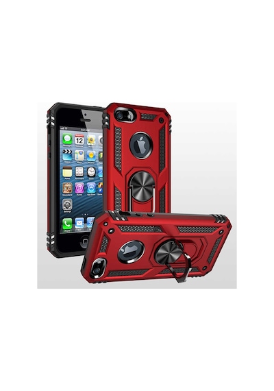 Apple Uyumlu iPhone 5 5S Se Kilif Yüzüklü Zirh Tank Vega 386841650