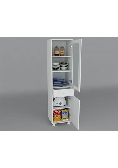Banyo Ve Mutfak Dolabı 186 Beyaz