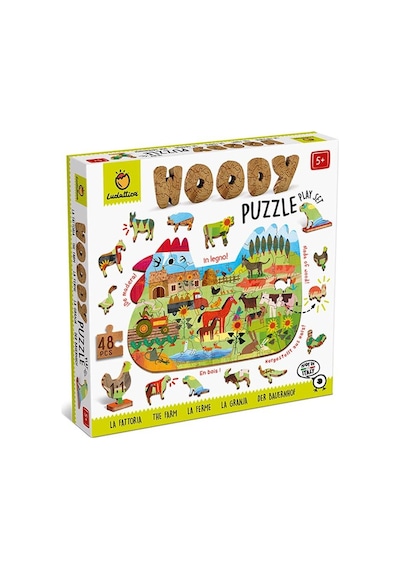 Ludattica The Farm Woody Puzzle