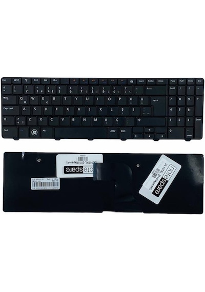 Dell İle Uyumlu Inspiron 15r M5010, 15r-n5010, 15r M501r, 15 M501r Notebook Klavye Siyah Tr