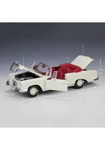 Maisto 1967 Mercedes 280 Se 1 18 Beyaz Model Araba