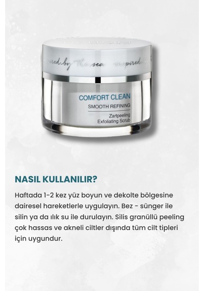 Tüm Ciltler Için Canlandırıcı Ve Pürüzsüzleştirici Silis Granüllü Comfort Clean Arındırıcı Peeling - 56833382