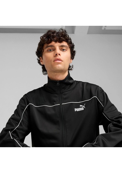 Puma Poly Piping Erkek Eşofman Takımı 68485201 Siyah