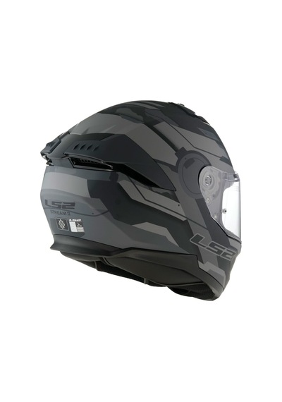 Kapalı Kask Ls2 Stream 2 Shadow Mat Tıtanyum  Vizörlü L Mat Titanyum L