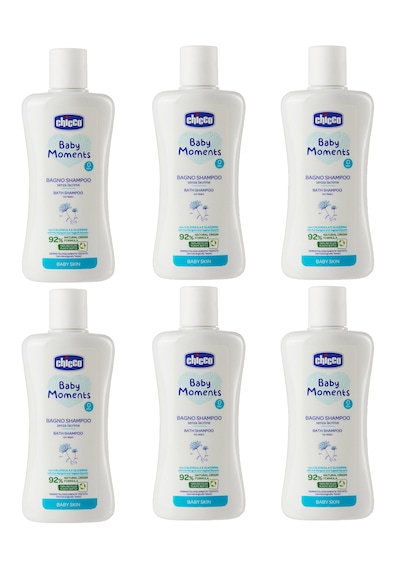 Chicco Baby Moments Doğal Saç Ve Vücut Şampuanı / 200ml 6 Adet