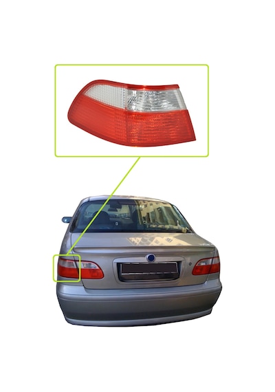 Fiat Albea Arka Stop 2002-2006 Sol Dış Parça