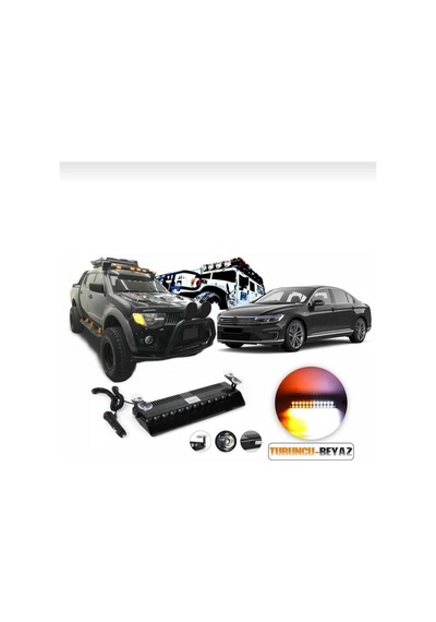 Mercekli S 12 Çakar Turuncu Beyaz Renk Universal