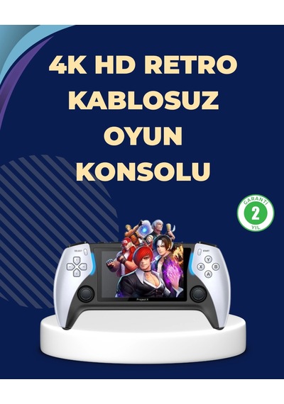 Kompakt Ve Hafif Retro Oyun Konsolu 1000 Klasik Oyun Dahil