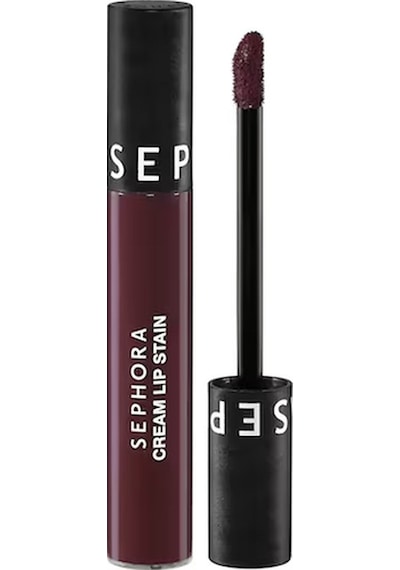 Sephora Cream Lip Stain Bulaşmayan Kadife Bitişli Ruj - Mat Likit Ruj - 134 Plum Madness 5 Ml 0