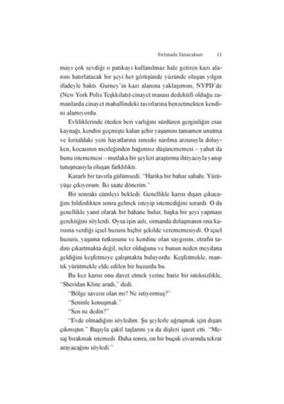 Fırtınada Yanma - Roman, Gerilim