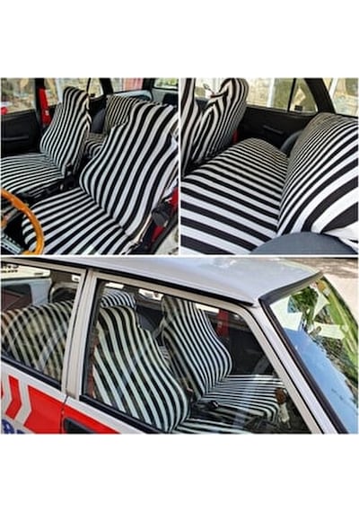 Servis Kılıfı Oto Koltuk Kılıfı Pratik Koltuk Kılıfı Zebra