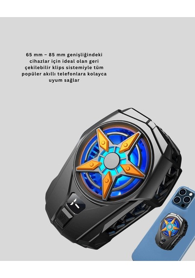 Telefon Soğutucu Yarı İletken Çipli, 65-85mm Telefonlar İçin