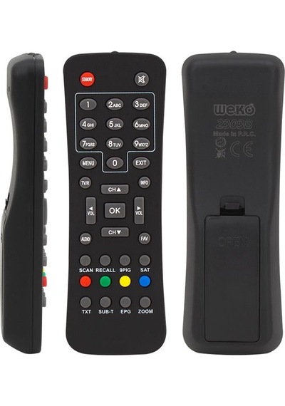 Magbox Exclusive - Kawai Mini - Digipoll - Citybox - Sunny Axen - Amstrad Mini Teletex'li Uydu Alıcı Kumandası