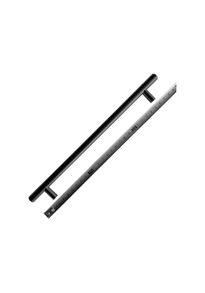 Mutfak Ve Banyo Dolabı Kapakları Ve Çekmeceler İçin Metal Kulp Paslanmaz Mobilya Dolap Kulbu 224mm Mat Siyah 2 Adet