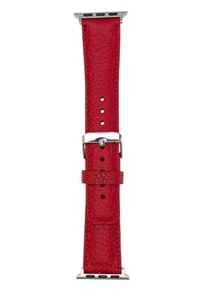 Bloominband Rouge Red Deri  Apple Watch Uyumlu Kordonu-40/41/42mm