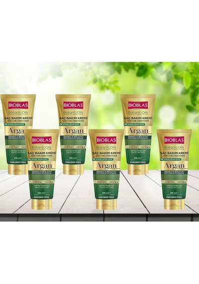 Botanic Oils Argan Yağlı Saç Bakım Kremi 250 Ml 6 Adet