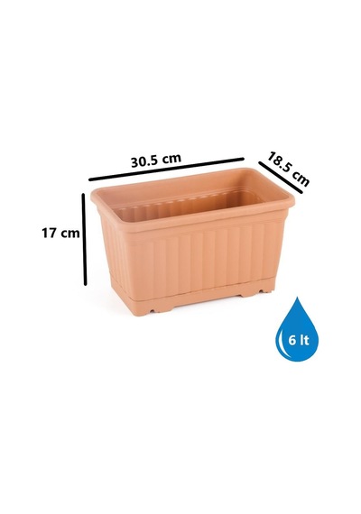 Omnipazar So-kmb Kemer Balkon Saksı 3'lü Set