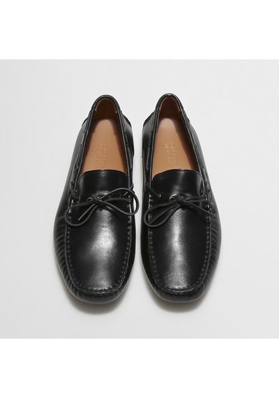 Sıyah Oxford Klasik Erkek Giuseppe Mengoni Mo-7810-7574 Gıuseppe Mengonı Siyah Antik Null Siyah