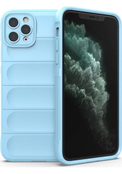 Newface Apple İphone 11 Pro Kılıf Optimum Silikon - Sky Blue Açık Mavi