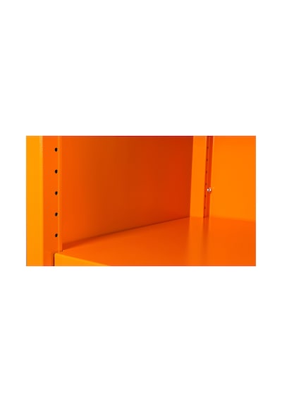 Alfafonet Ziglat Serisi Kilitli Metal Home Office Dolabı Metal Kapaklı Turuncu Ral 2004 450x1500x450 Mm
