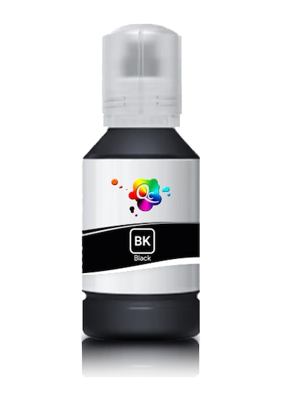 QC Epson L14150 Uyumlu Yazıcı Mürekkebi 140ml BK Black Siyah Dye