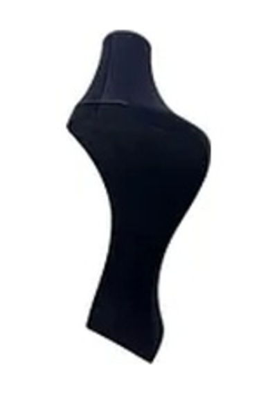 Yerli Üretim Süet Kumaş Lidya Manken Siyah Renk 42/20 Cm Kolye Gerdanlık Takı Sergileme Mankeni Çok Renkli