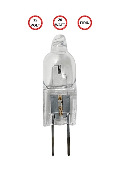 2 Adet Ledvance 12volt 20w Sarı Işık G4 Duylu Fırın Ampulü