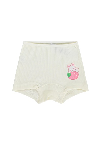 Civil Girls Çilek Ribana 2-10 Yaş Kız Çocuk 2'li Boxer - Standart