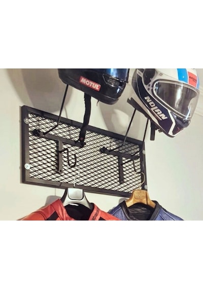 Motorcu Kask Askısı, Metal Kask Askısı Se-x2 Iron X2v4