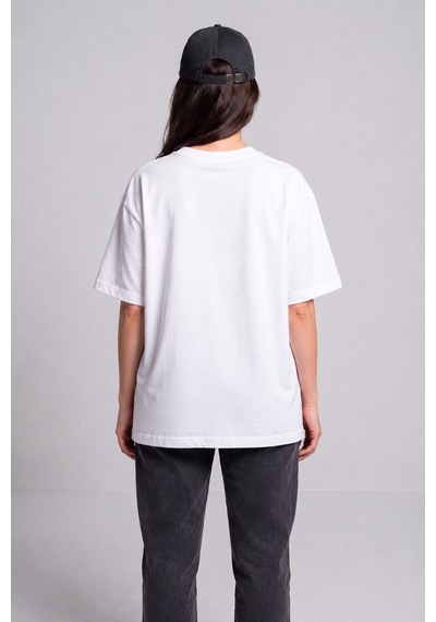 Black Nova Oversize Baskılı Unisex %100 Pamuk T-shirt Drive Fast Siyah