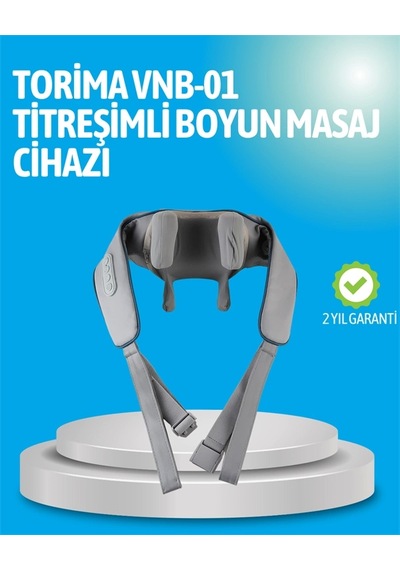 Torima Vnb-01 Titreşimli Boyun Masaj Aleti Gri Renk Çok Renkli