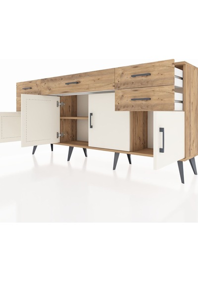 Arges Konsol Tek Raflı 5 Çekmeceli 4 Kapaklı 176x30x83 Çam-aytaşı/çam Aytaşı/çam Arges Konsol Tek Raflı 5 Çekmeceli 4 Kapaklı 176x30x83 Çam-aytaşı/çam Aytaşı/çam