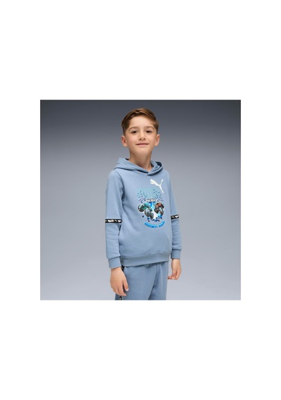 Puma X Hot Wheels Çocuk Mavi Sweatshirt Cool Blue Cool Blue