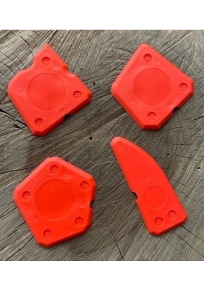 Akfix Silikon Çekme Aparatı Mastik Çekme Aparat Derz Çekme Aparatı 4pc