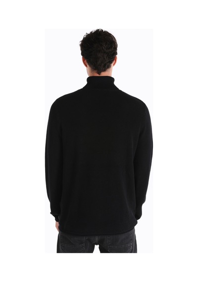Colin's Colins Regular Fit Turtle Neck Siyah Erkek Kazak Cl1064879 Siyah