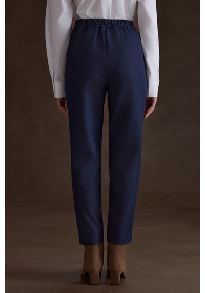 Aker Denim Görünümlü Pantolon Lacivert Lacivert