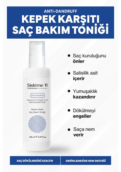 Sisteme 11 Kepek Karşıtı Tonik 150 Ml