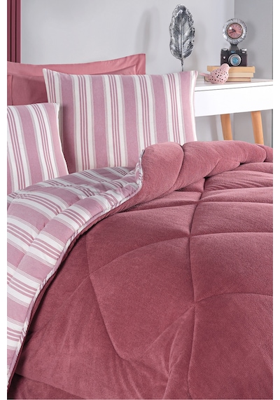 Wellsoft Yorgan Tek Kişilik Soft Line Bordo Bordo