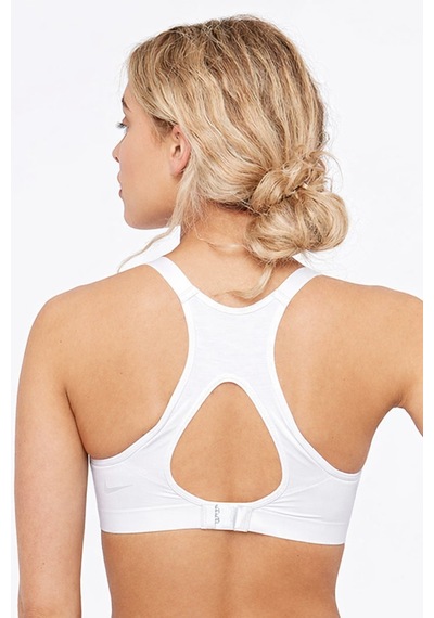 Nike Rival Dri Fit High Support Sports Bra Kadın Yüksek Destekli Spor Sütyeni Beyaz Beyaz