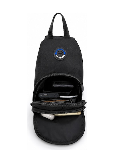 Seventeen Unisex Spor Çok Bölmeli Çapraz Askılı Body Bag Siyah-sarı