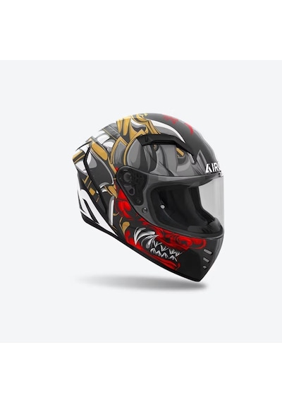 Airoh Connor Samuraı Mat Motosiklet Kaskı Çok Renkli