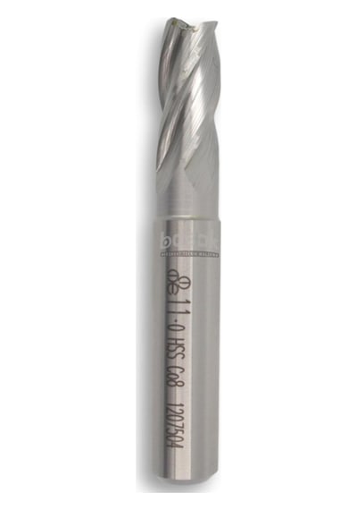 Mte 11 Mm Parmak Freze Hss-co8 Dın 844/b-n