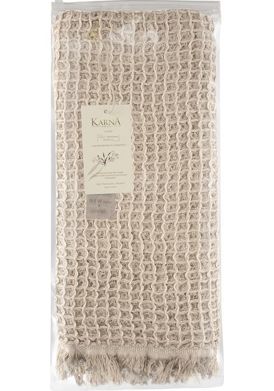 Gofre Havlu Karna 50x90 Somon