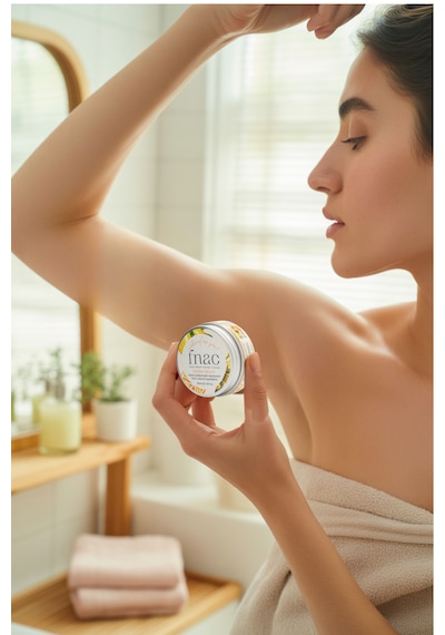 %100 Doğal İçerikli Ter Kokusu Önleyici Krem Deodorant Alüminyumsuz Alkolsüz Doğal Deodorant Kadın