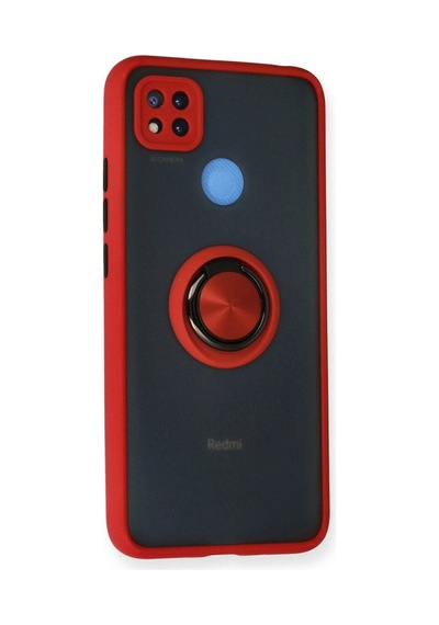 Xiaomi Redmi 9c Kılıf Montreal Yüzüklü Silikon Kapak