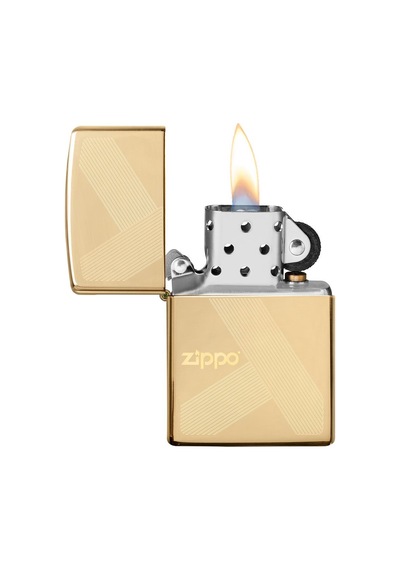 Zippo Çakmak 49255 Zippo Design Lighter. Zippo Logolu